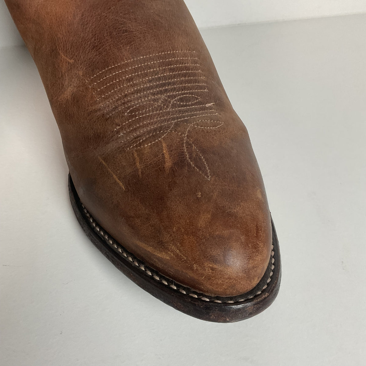 Vintage Tony Lama Cowboy Boots | Bay Apache Cowhide | Men’s 10.5 D