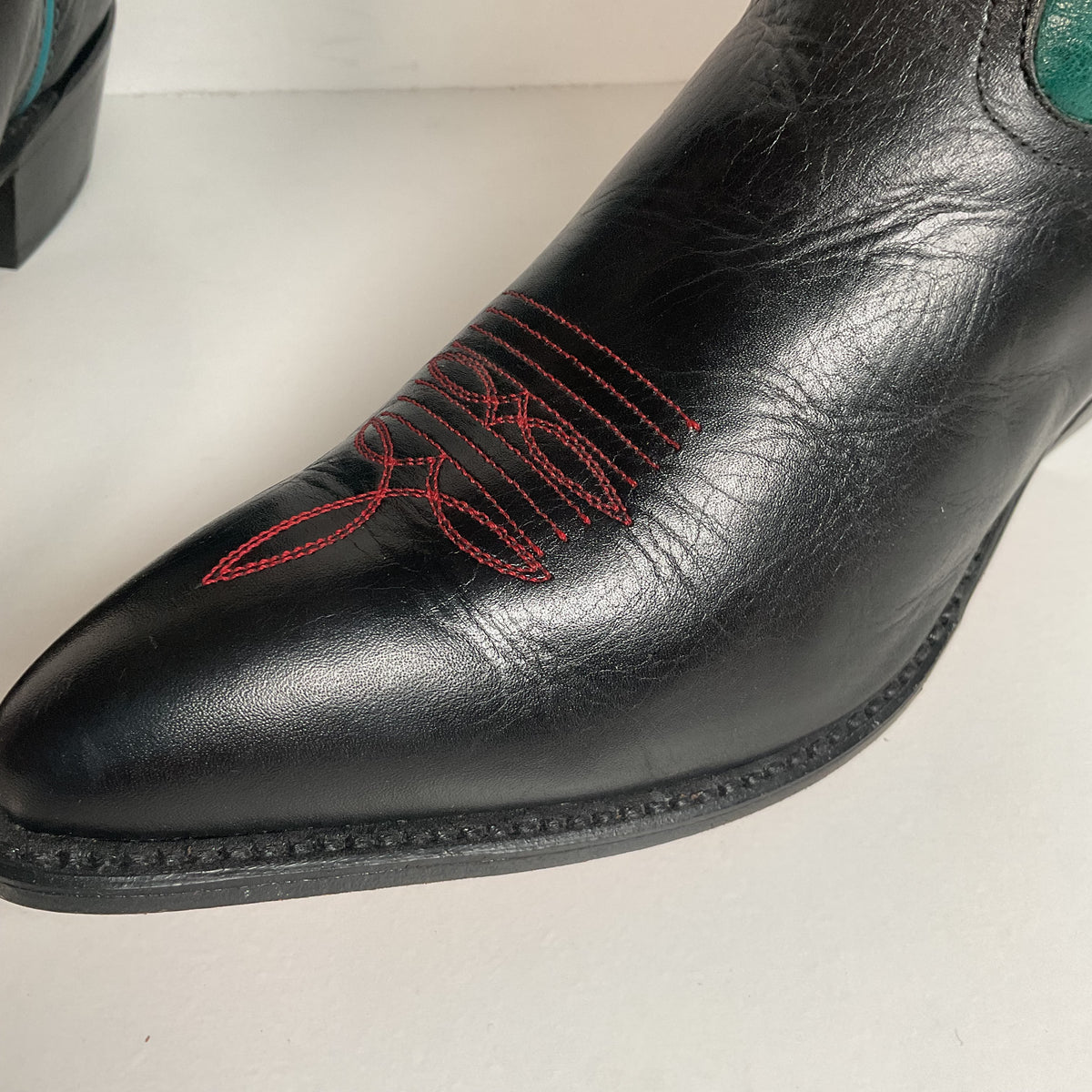 Vintage Dan Post for Code West Cowgirl Boots | Tooled Inlays | Women’s 9 M