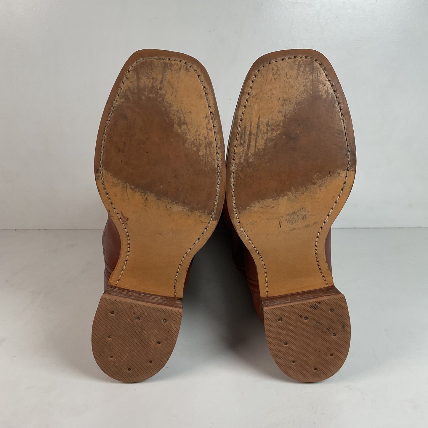 Vintage Sears Chunky Western Campus Boots 10.5 EE USA Made Cavalry Style