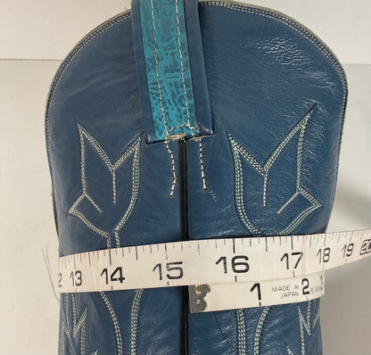 Vintage Hondo Antelope Cowboy Boots | Exotic | Powder Blue | Men’s 11 D