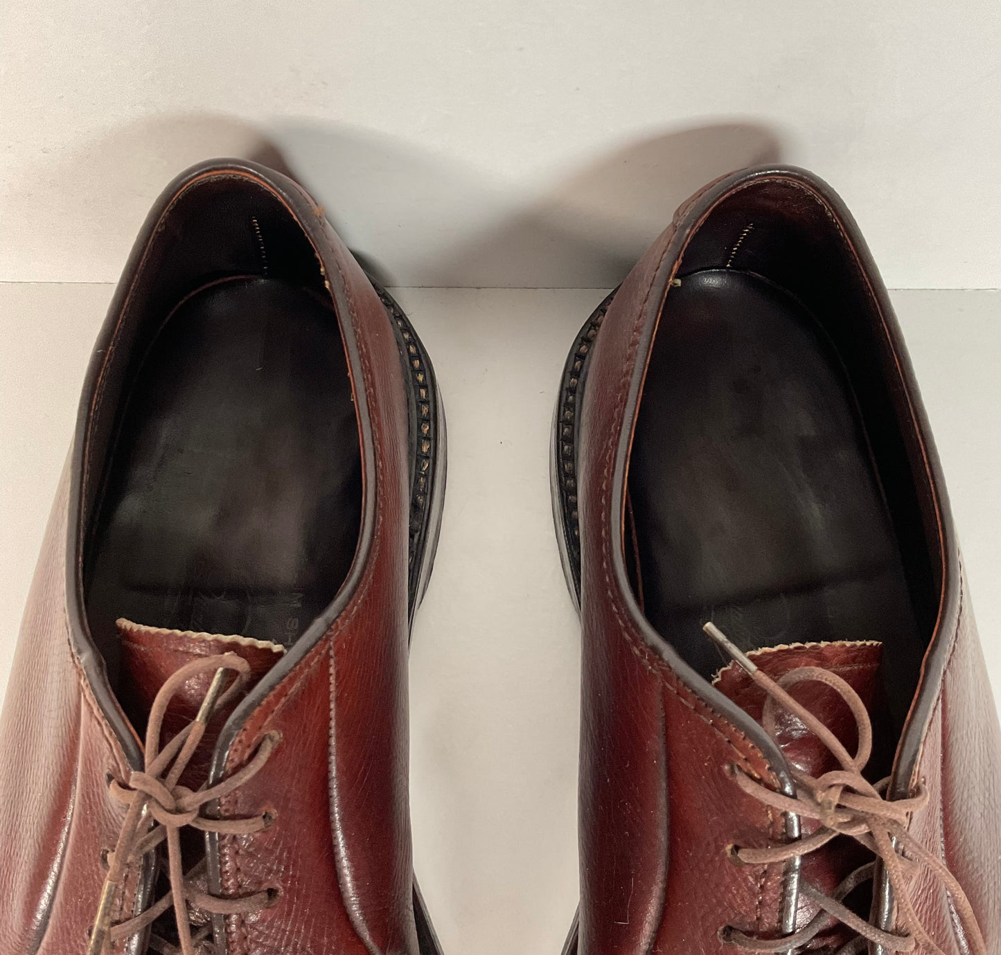 Vintage Florsheim Imperial Kenmoor Derby Shoes | Plain Toe | Men’s 9 D