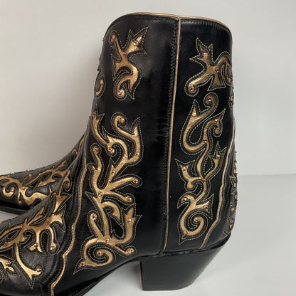 Back at the Ranch Western Zip Cowgirl Boots | Custom | Priscilla Crystals | 7.5
