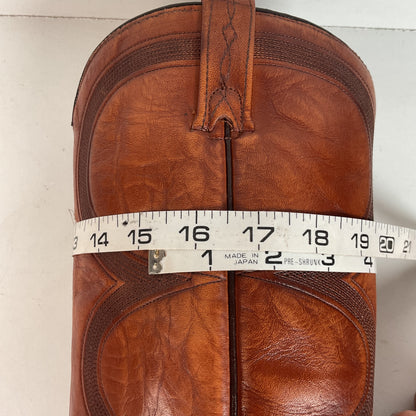 Vintage Dan Post French Toe Cowboy Boots | 1970s | 10.5 D
