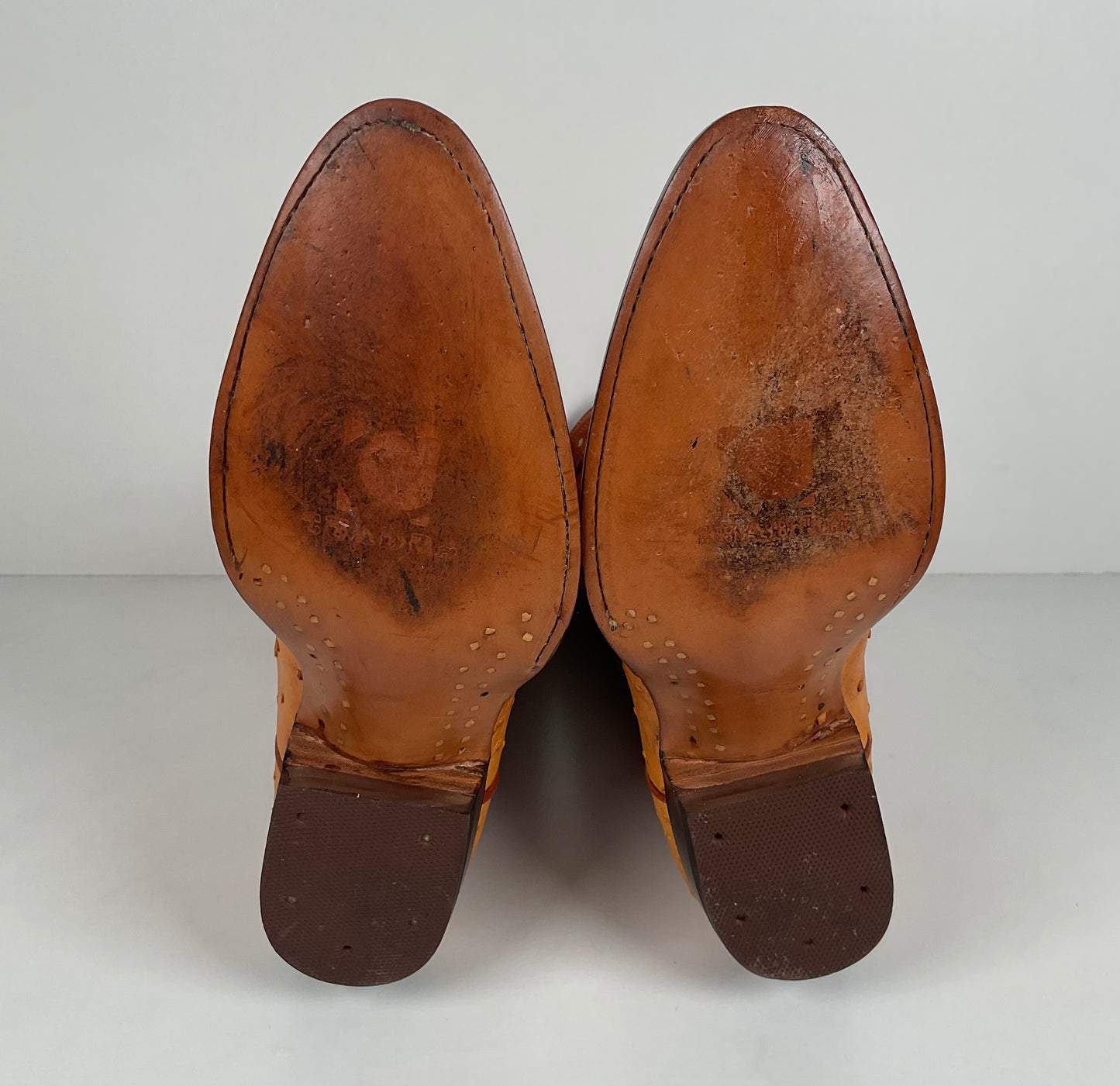 Cuadra Butterfly Cowgirl Boots | Tooled Ostrich Inlays | Exotic | Women’s 7