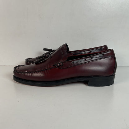 Vintage 1970s Hanover Handsewn Moccasin Loafers 10 D Genuine Shell Cordovan