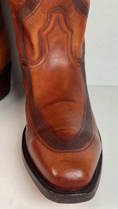 Vintage Dan Post French Toe Cowboy Boots | 1970s | Men’s 10.5 D