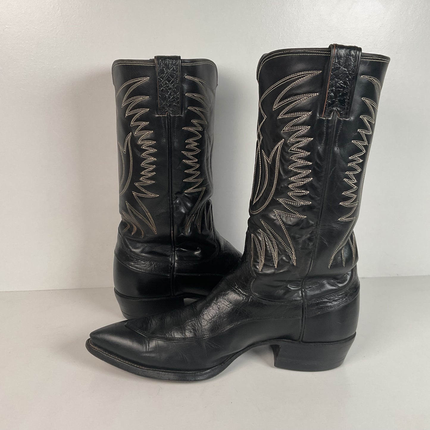 Vintage Justin Algonquin Toe Cowboy Boots | 1960s-1970s | Men’s 8.5 D