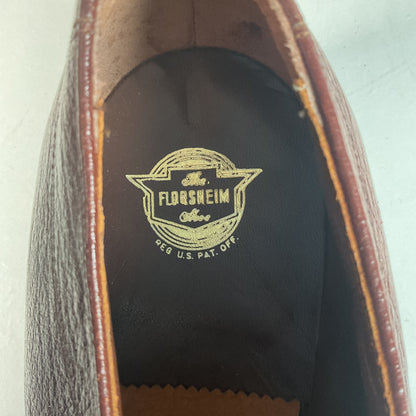 Vintage Florsheim Plain Toe Dress Shoes 10.5 3E (Wide)