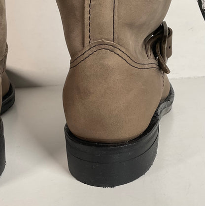Chippewa Engineer Boots | Distressed Nubuck | USA Made | Women’s 8 M