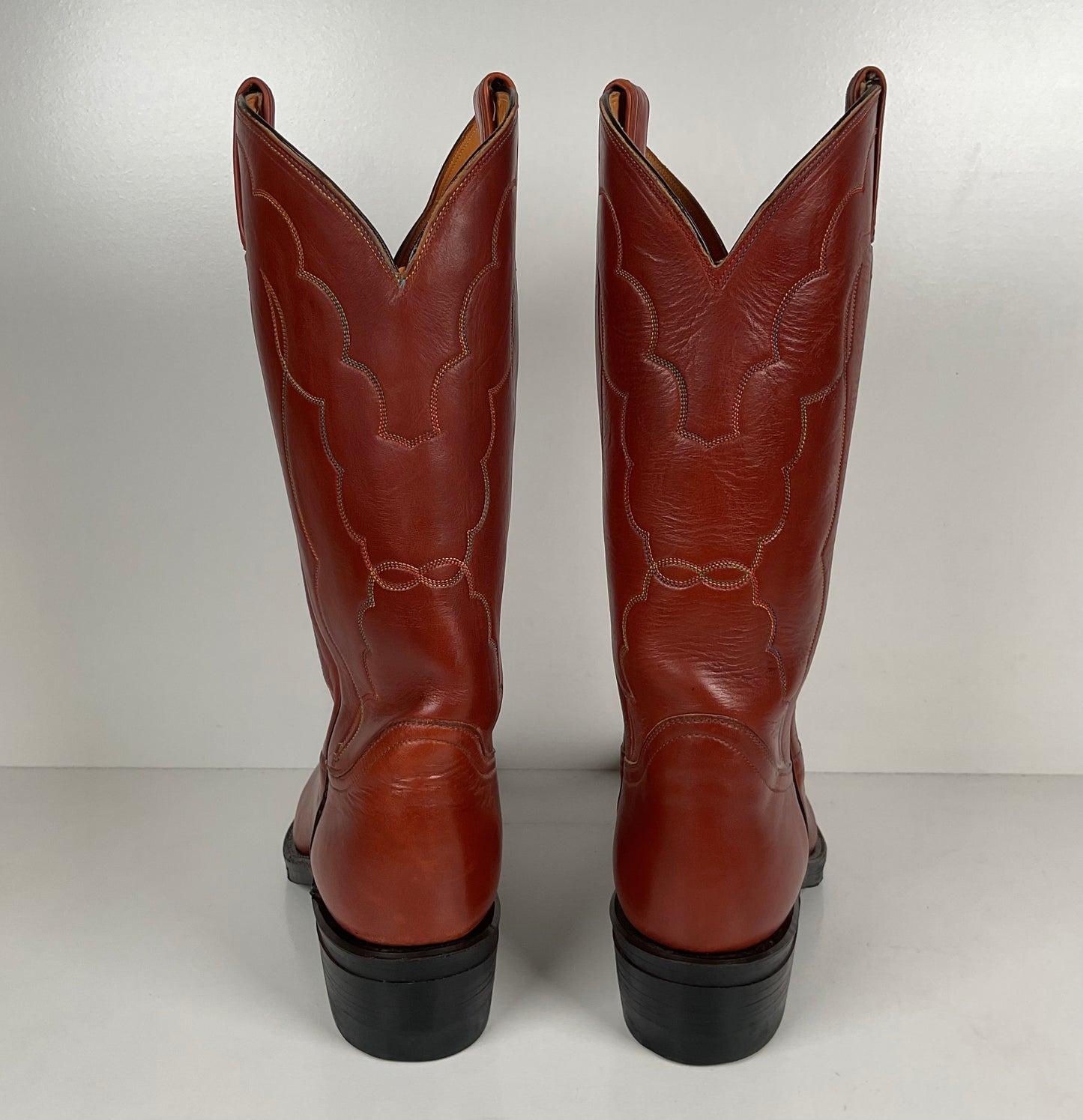 Vintage Tony Lama Retan Cowboy Boots | Gold Label | USA Made | Men’s 9 EE