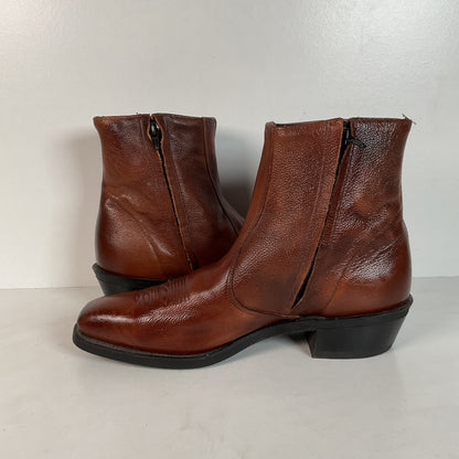 Vintage Laredo Western Ankle Boots | Side Zip | USA Made | Men’s 10.5 EE