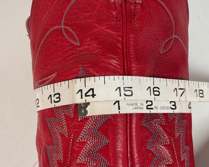 Vintage Panhandle Slim Tall Cowgirl Boots | Red Deer Tan | Women’s 6.5 B