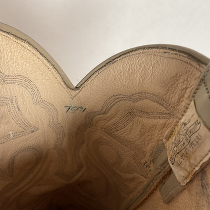 Silvertown Blonde Lizard Cowgirl Boots | Men’s 7.5 C | Women’s 8.5