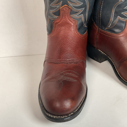 Vintage Double H Buckaroo Cowboy Boots 10.5 EE Punchy