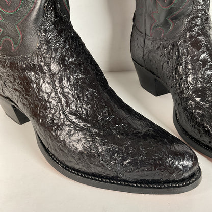 Vintage Olathe Sea Bass Cowboy Boots | Exotic | USA Made | 13 EE