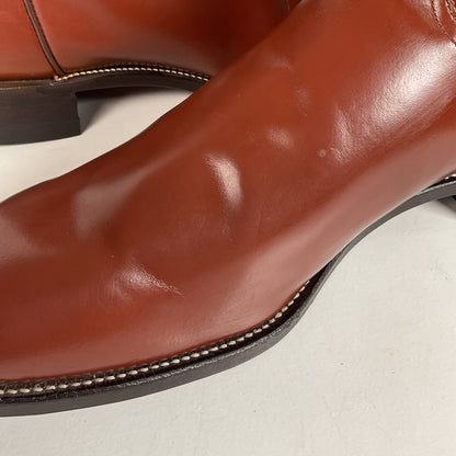 Justin Classic Roper Boots | USA Made | Brown Calfskin | Men’s 13 D