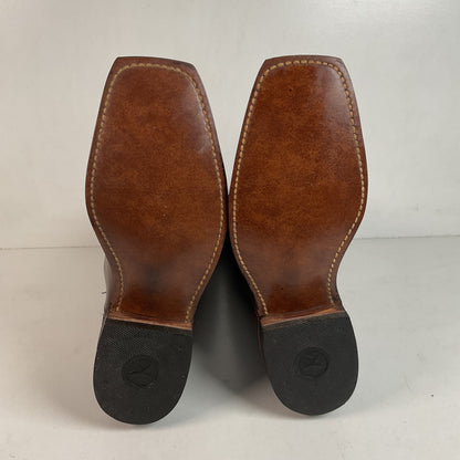 1970s Rodeo Chunky Campus Boots Men’s 9 D Cutter Toe USA Made