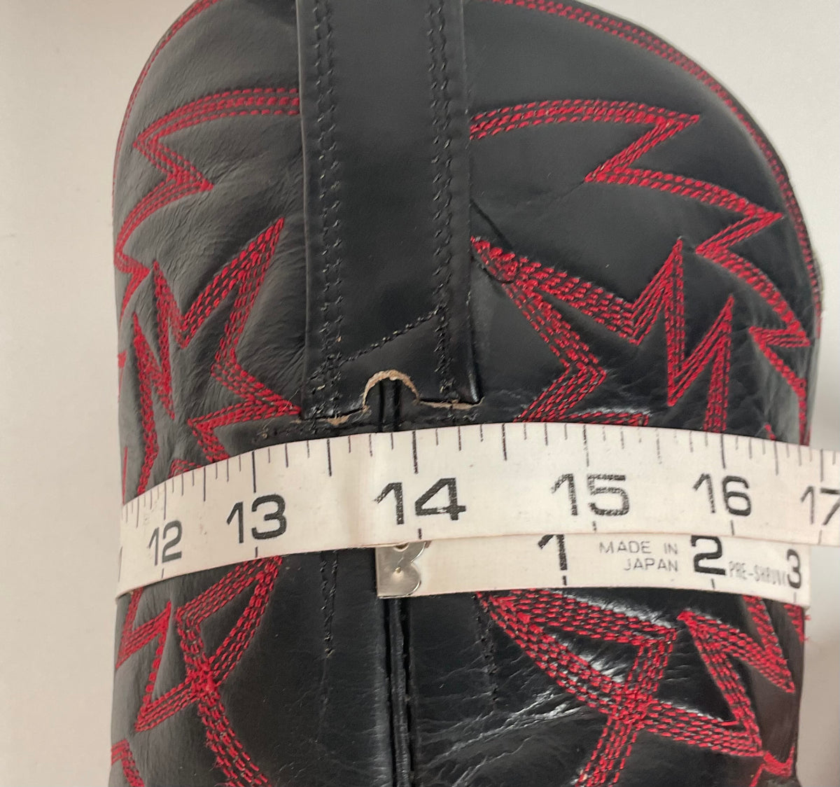 Vintage Cowtown Algonquin Toe Cowboy Boots | Pre-Ban Sea Turtle | Red | Men’s 8 D