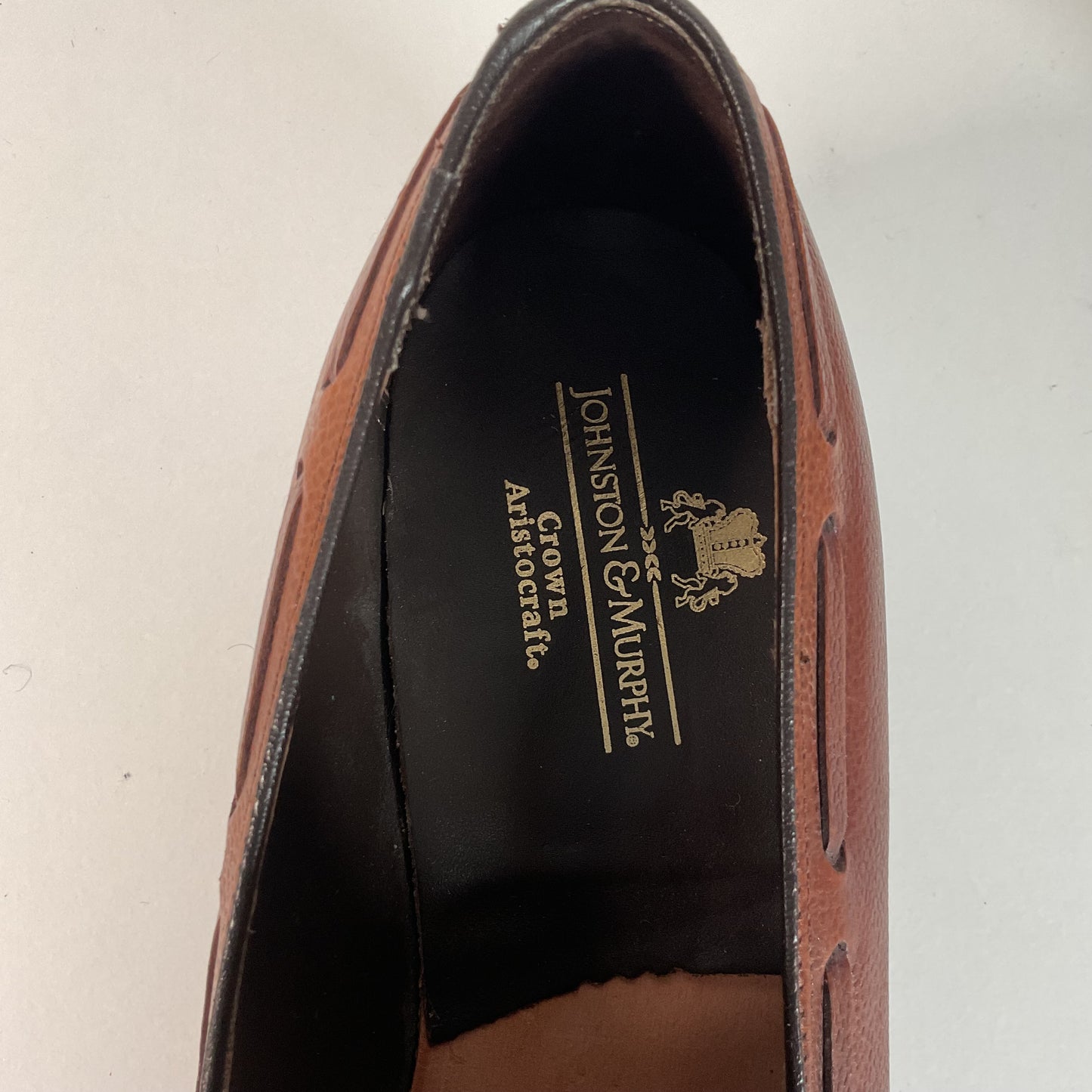 Vintage Johnston Murphy Tassel Loafer | Crown Aristocraft | USA Made | 9.5 D