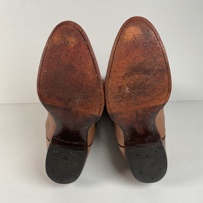 Vintage Tony Lama Gold Label Cowboy Boots | Marbled Leather | Men’s 8 D