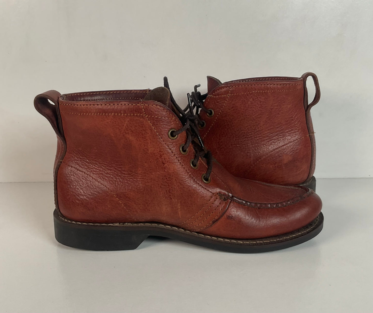 Vintage Gokey Moccasin Chukka Boots Men’s 7 D Bison Hide