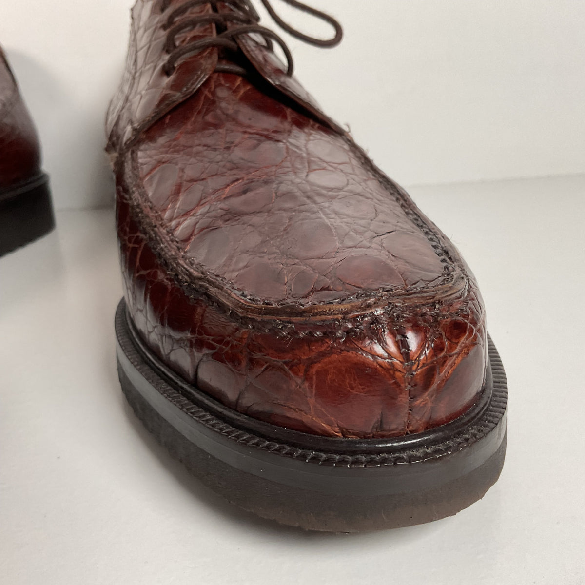 Mezlan Full Crocodile Derby Shoes | Salzburg | Exotic | Men’s 10.5