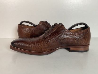 Mezlan Teju Lizard Derby Shoes Brown | Brown | Men’s 9 M
