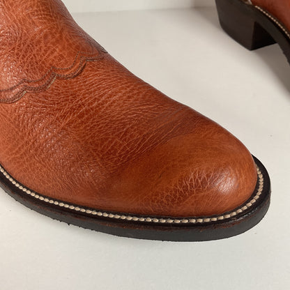 Custom Buckaroo Cowboy Boots | Rough Stock Heel | Tall Top | Men’s 11