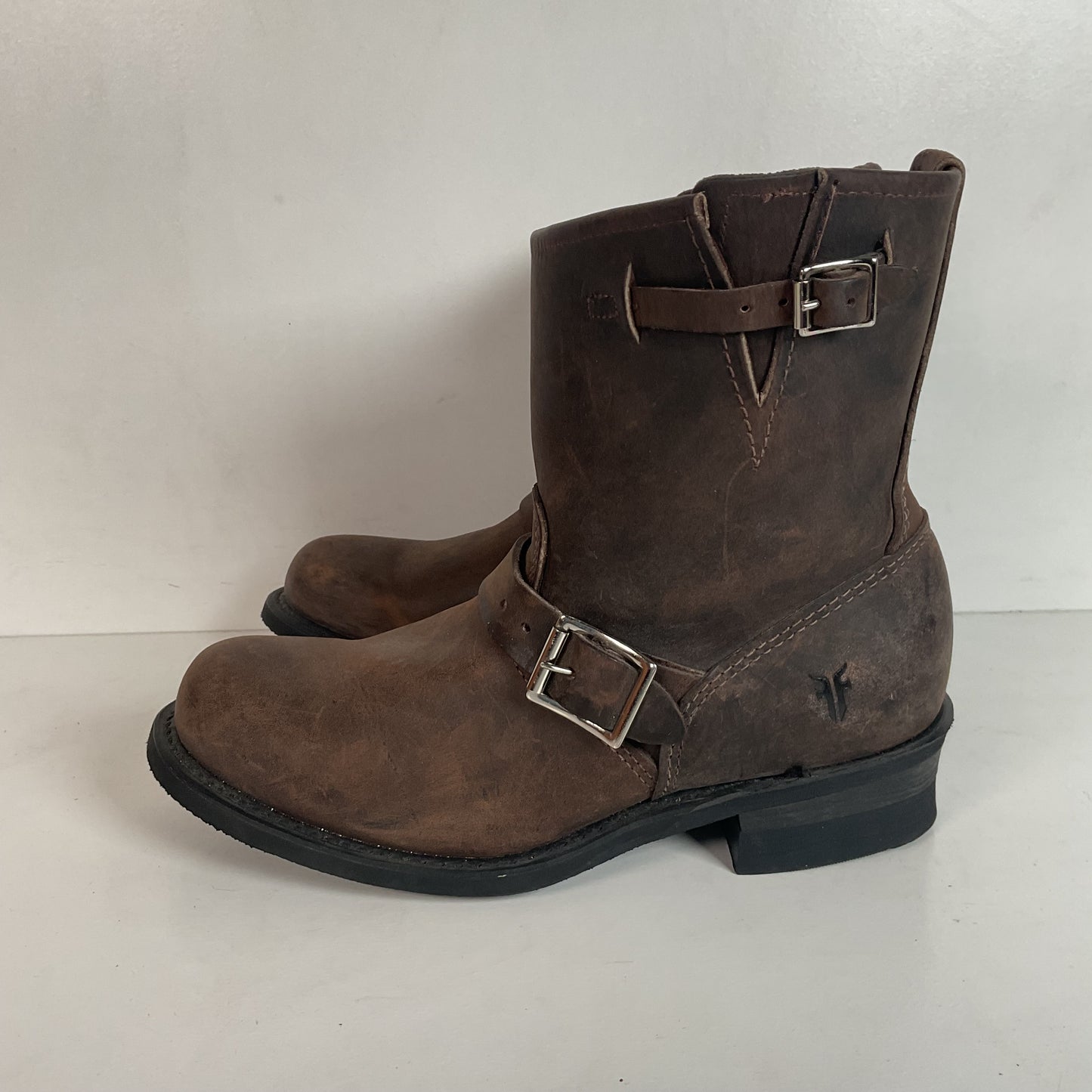 Frye Women’s 8R Engineer Harness Boots 8.5 M Style 77500 USA Made Shorty