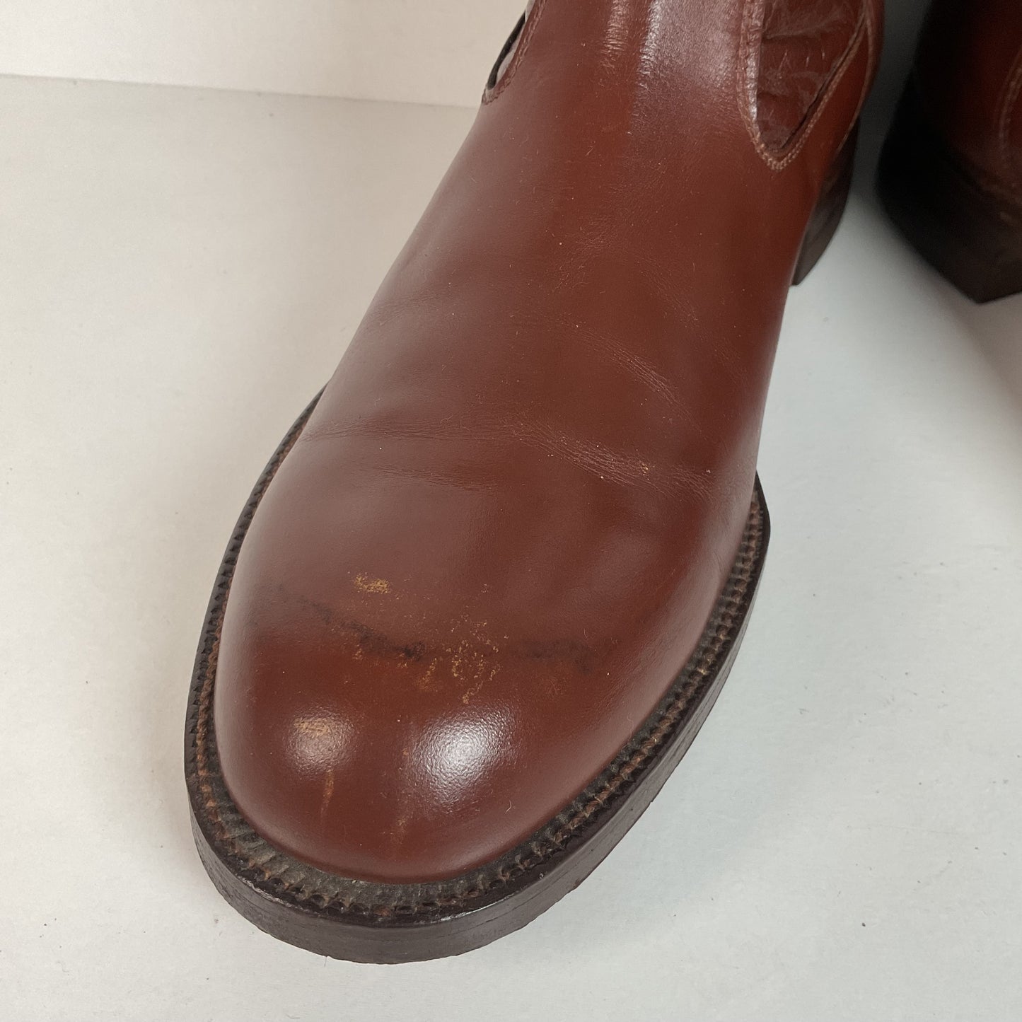 Vintage Jarman Cloth Pull Military Style Boots 11 Narrow 1940s