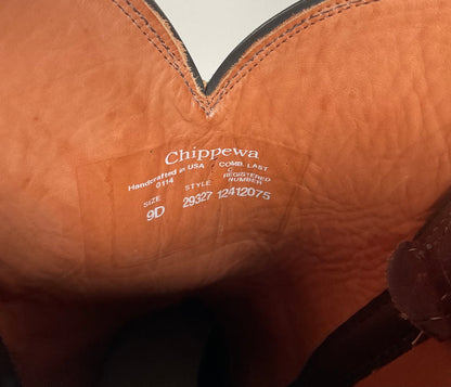 Chippewa Cowboy Boots | USA Made | Soft Toe | Men’s 9 D