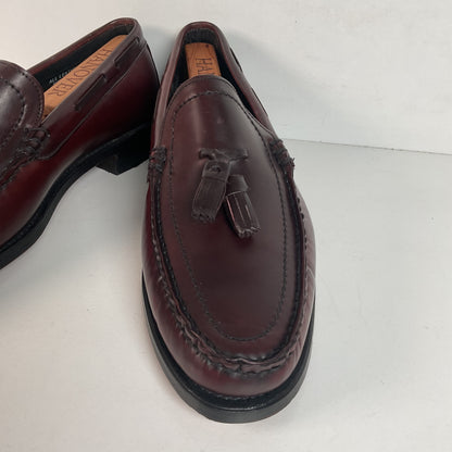 Vintage 1970s Hanover Handsewn Moccasin Loafers 10 D Genuine Shell Cordovan
