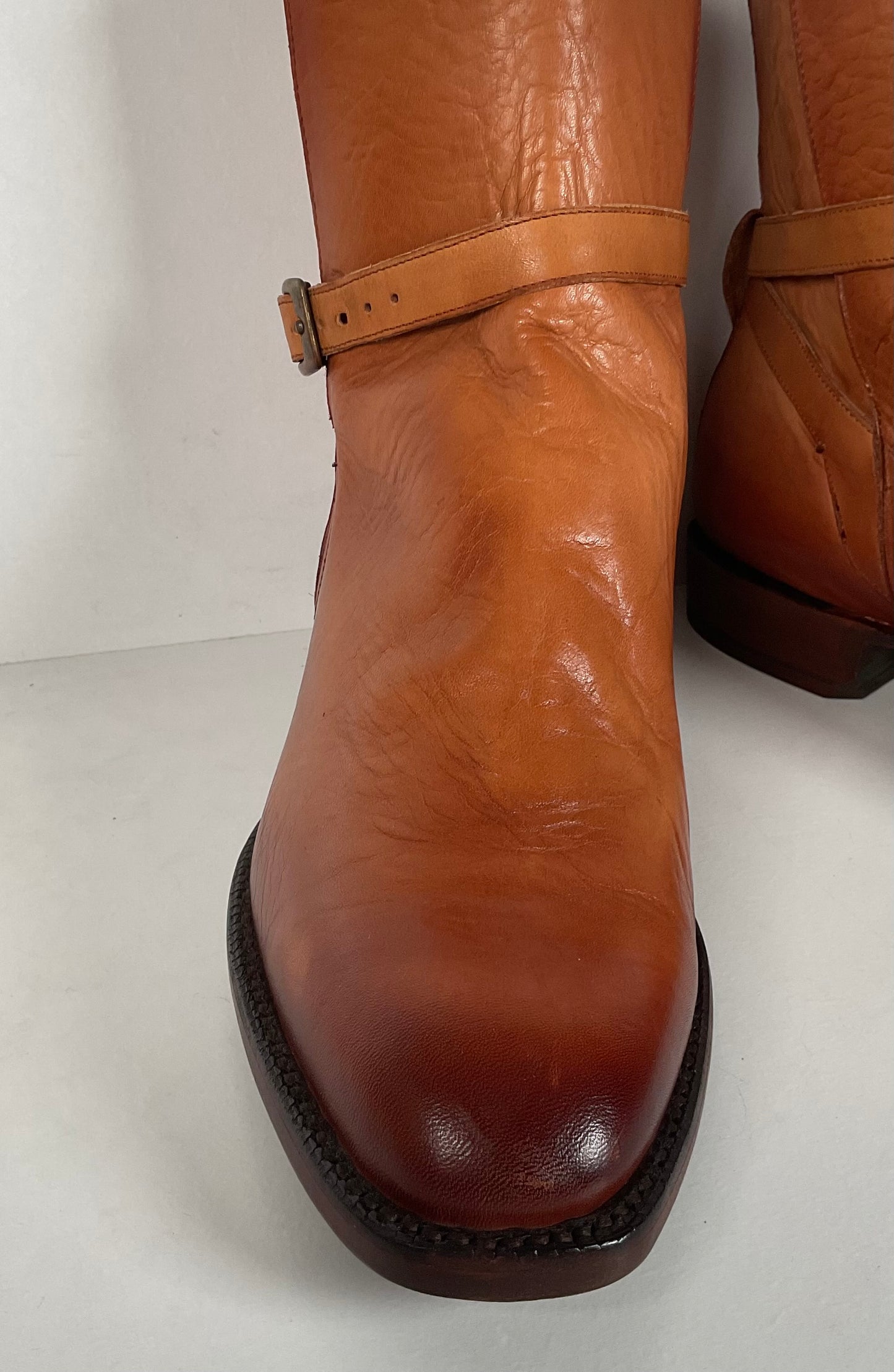 Lucchese Jodhpur Riding Boots | Burnished Calf | USA Made | GY | Men’s 10 D