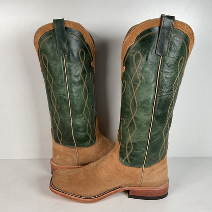 Anderson Bean Stampede Tall Top Cowboy Boots | Rough Out Suede | Men’s 11.5 EE
