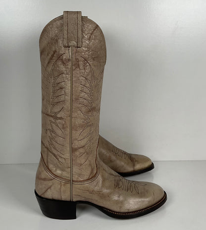 Vintage Nocona Cowgirl Boots | Marbled Grey | Men’s 6 | Women’s 7