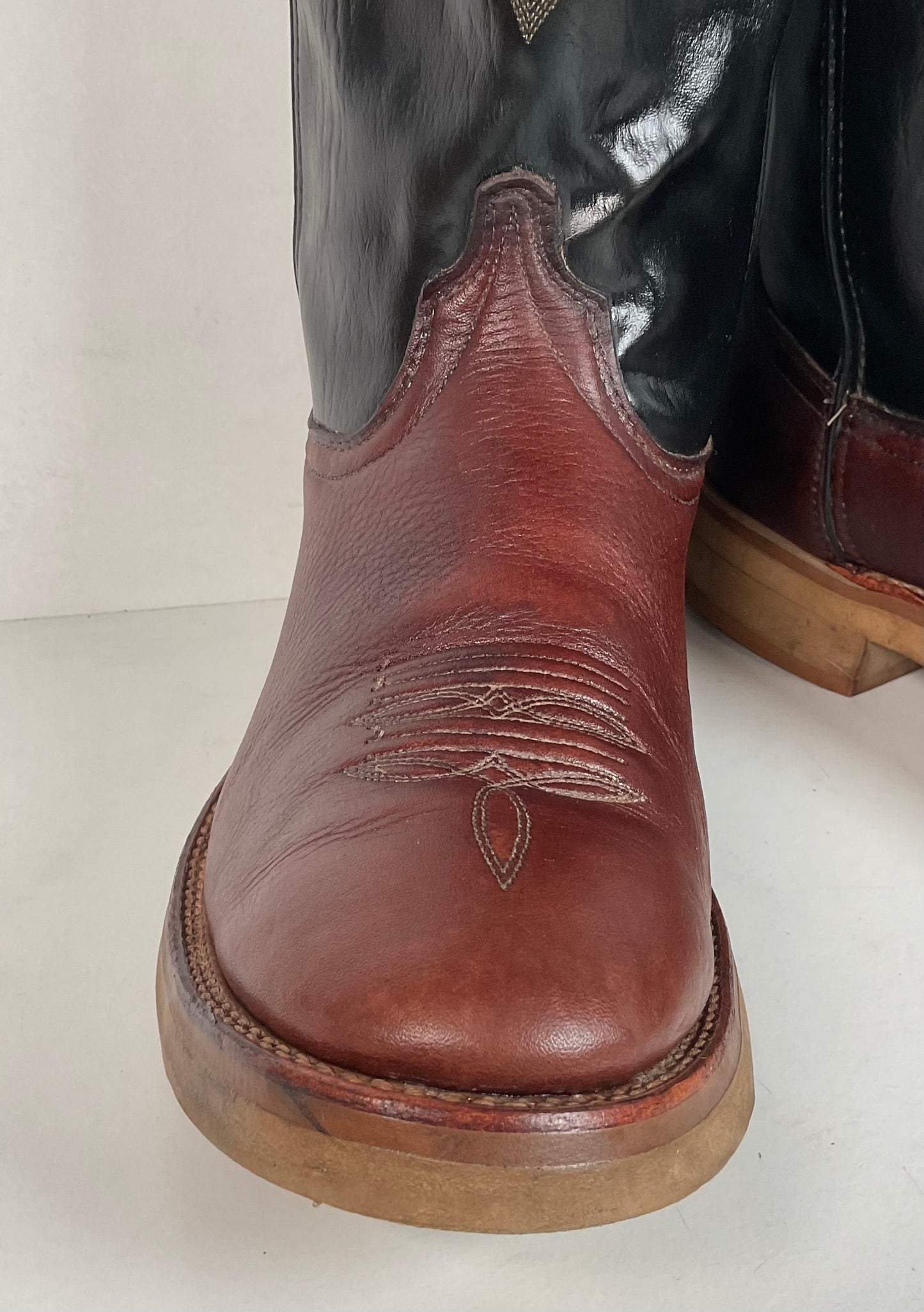 Vintage Laredo Crepe Roper Boots | Cowboy | USA Made | Men’s 13 D