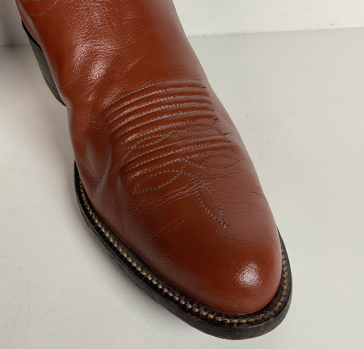 Vintage Sanders Cowboy Boots | Narrow | Brown | Men’s 11 B