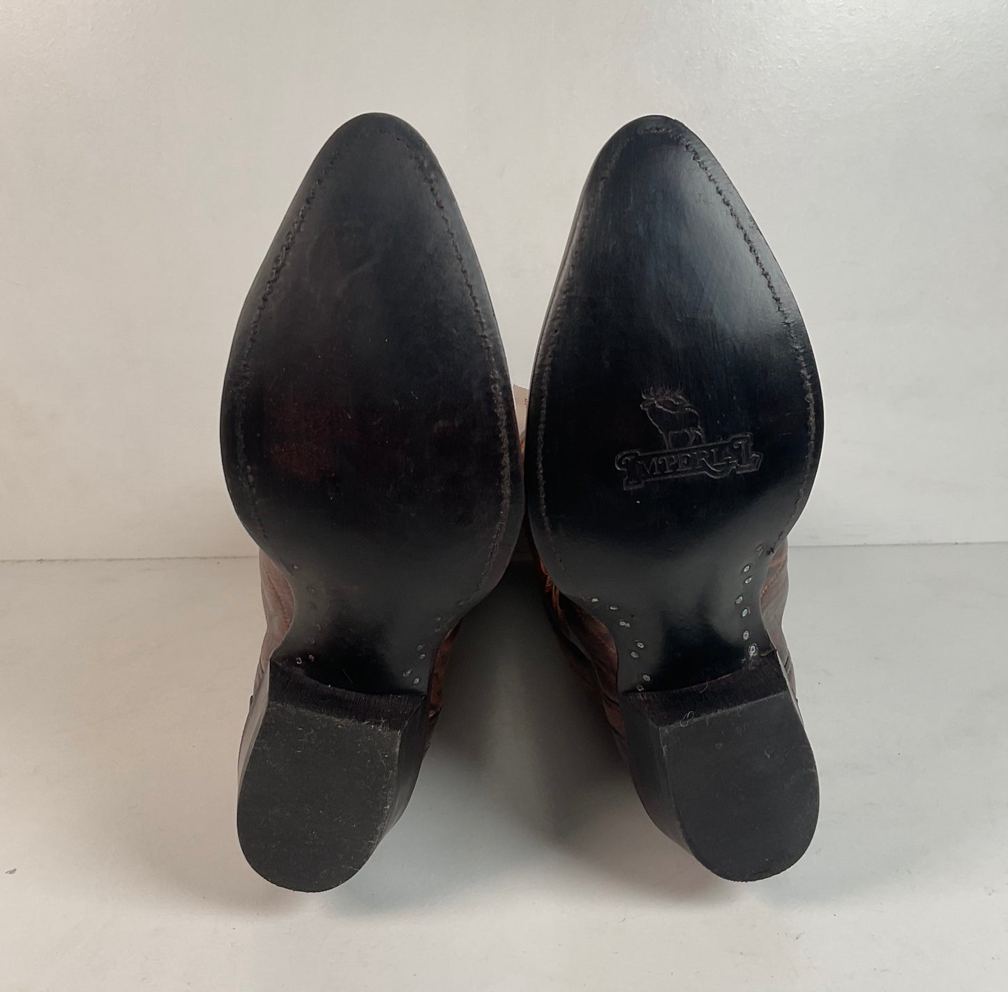 Texas Imperial Wingtip Cowboy Boots | USA Made | Men’s 6.5 | Women’s 7.5
