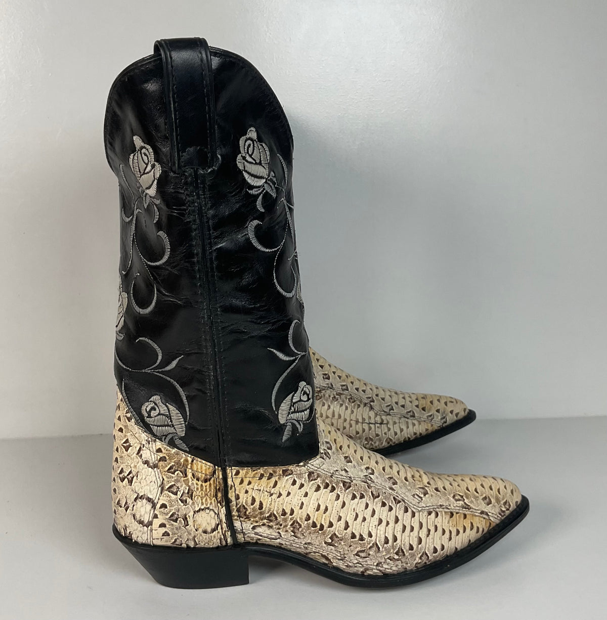 Vintage Code West Viper Snakeskin Cowgirl Boots | Exotic | Women’s 9 M