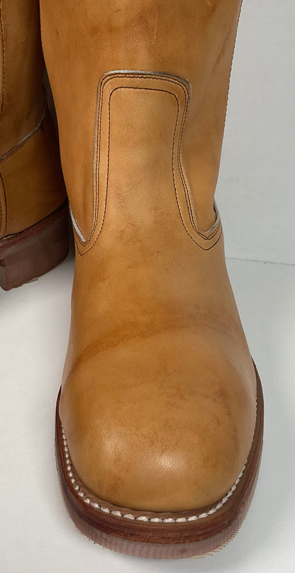 Vintage Hy-Test Banana Campus Boots Men’s 9.5 C Safety Toe USA Made
