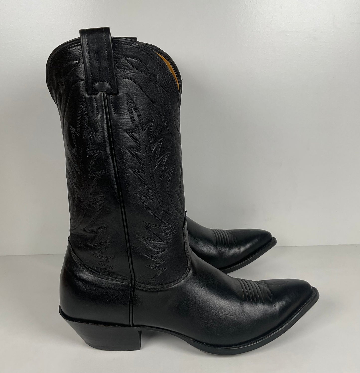 Vintage Nocona Deer Tan Cowboy Boots | USA Made | Men’s 10 C