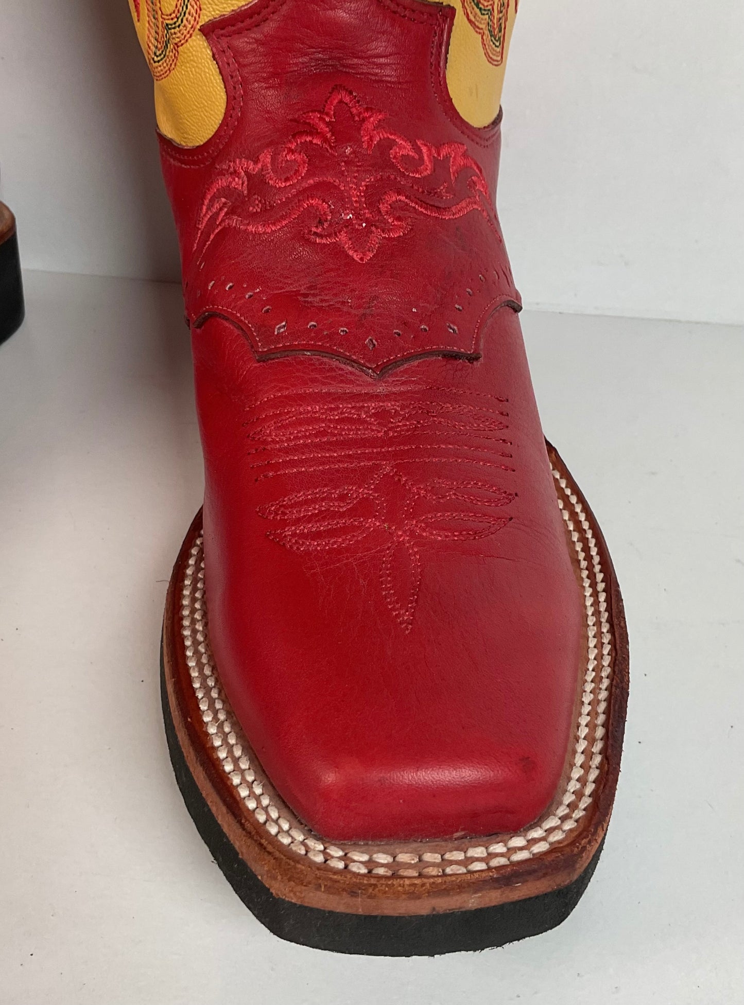 Justin Tekno Crepe Cowgirl Boots | Kansas City Chiefs | USA Made | 8.5 C