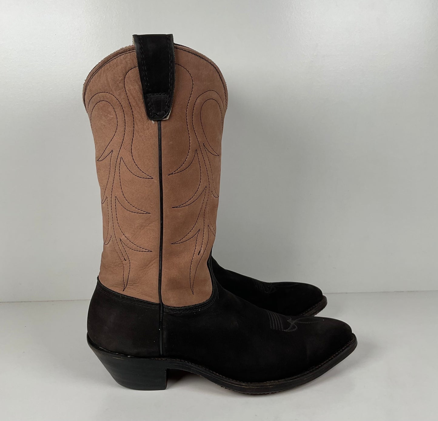 Stewart Handmade Cowboy Boots | Custom | Nubuck Suede | Men’s 9 D
