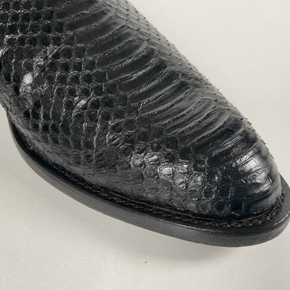 Vintage Tony Lama Cowboy Boots | Python Snakeskin | Men’s 8.5 D