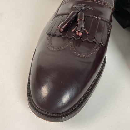 Bally Tassel Loafers | Burgundy Patent | Men’s 15