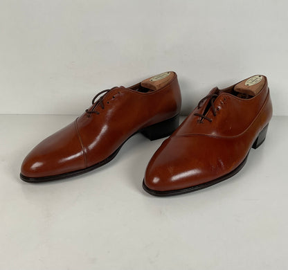 Vintage Florsheim Oxford Shoes | 1960s-1970s | Narrow | Men’s 8 C