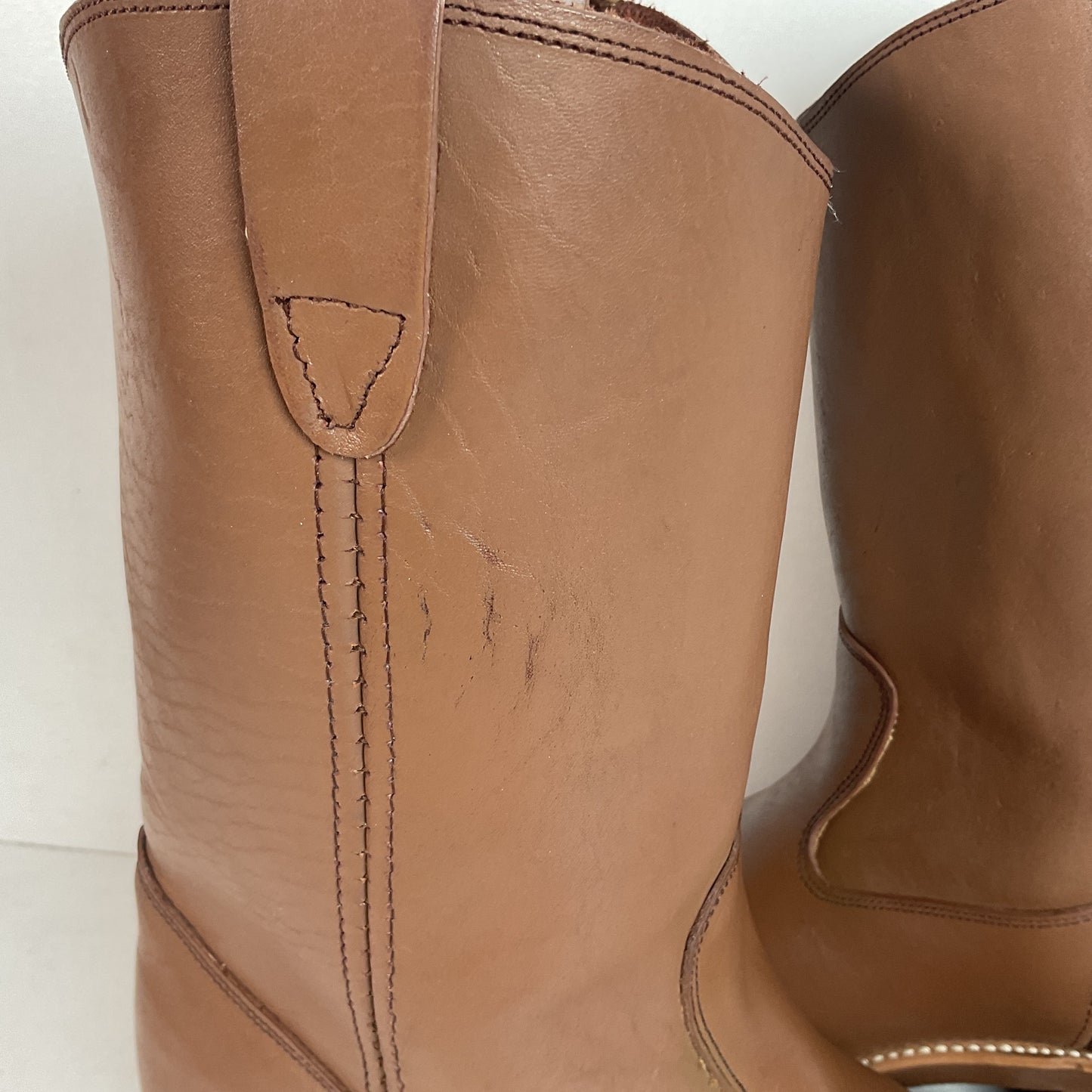 Vintage Double H Ranchwell Wellington Boots 12 D USA Made Pull On