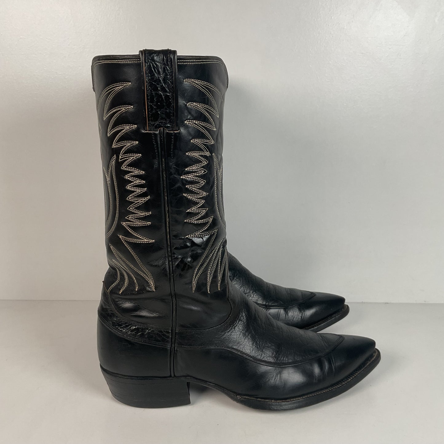Vintage Justin Algonquin Toe Cowboy Boots | 1960s-1970s | Men’s 8.5 D