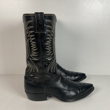 Vintage Justin Algonquin Toe Cowboy Boots | 1960s-1970s | Men’s 8.5 D