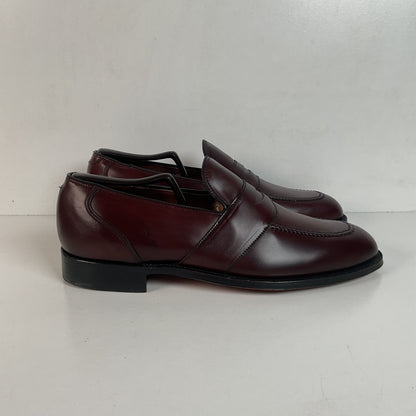 Vintage Hanover LB Shepard Penny Loafers 10 D Genuine Shell Cordovan USA Made